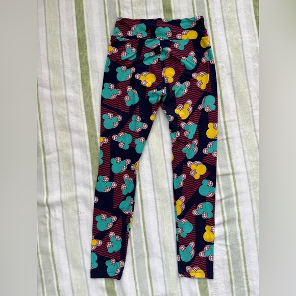 LuLaRoe Disney Mickey Mouse 90s Print Buttery Soft Leggings - Picture 5 of 5